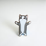 Silly Cats Enamel Pins
