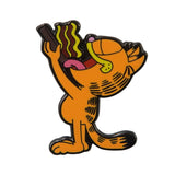 Silly Orange Cat Enamel Pins