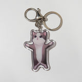 Happy Happy Cat Keychain