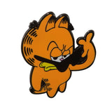 Silly Orange Cat Enamel Pins