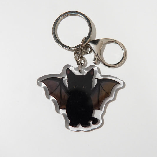 Bat Cat Keychain