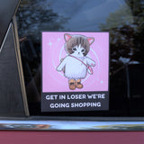 Silly Cats Vinyl Car Decal