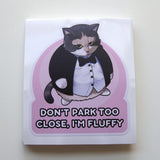 Silly Cats Vinyl Car Decal