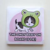 Silly Cats Vinyl Car Decal