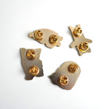 Silly Cats Enamel Pins