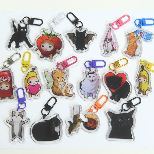 Cat Meme Keychains V2 [NEW AND IMPROVED]