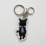 Business Cat Keychain