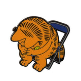 Silly Orange Cat Enamel Pins