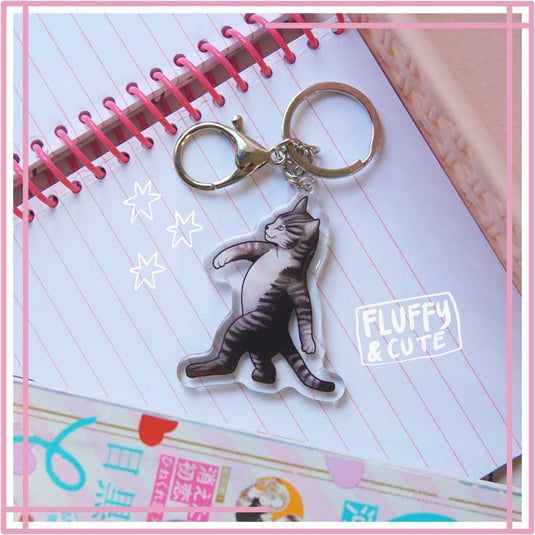 Silly Cat Keychains V3