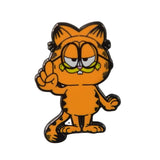 Silly Orange Cat Enamel Pins