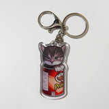 Chip Cat Keychain