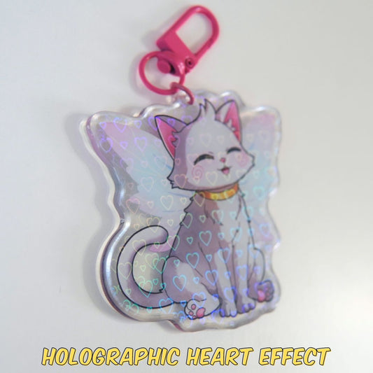 Puddin the Cat KEYCHAIN