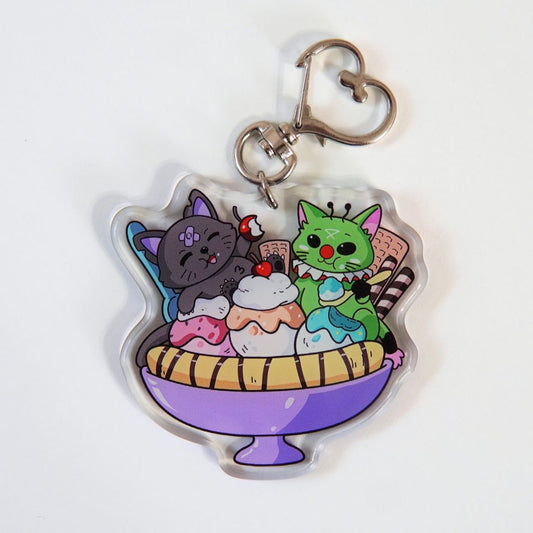 Cosmo & Wasabi Ice Cream KEYCHAIN