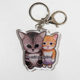 "No Pickles" Cat Keychain