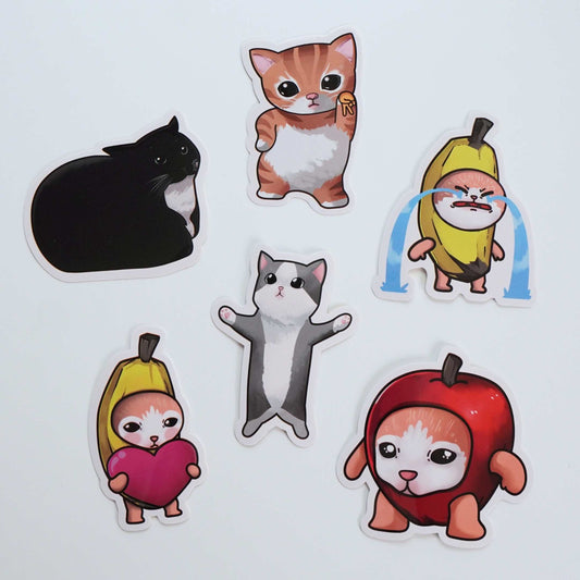 Silly Cat Sticker Packs