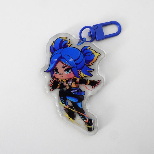 Neon Chibi Keychain