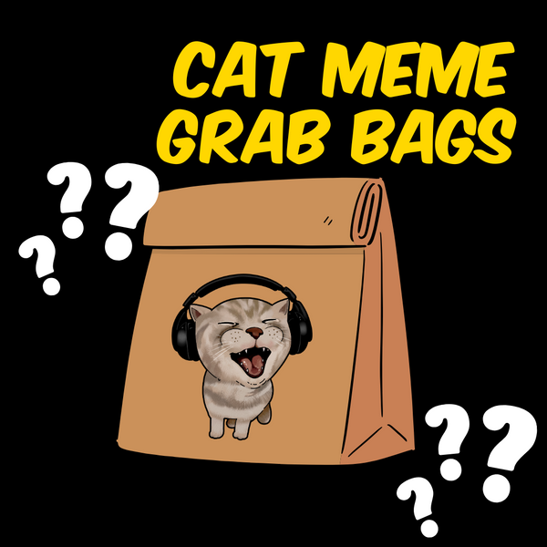 Cat Meme Grab Bags – Strawberry Milk Shop