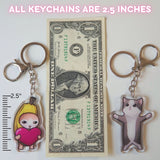 Silly Cat Keychains [MYSTERY GRAB BAGS]