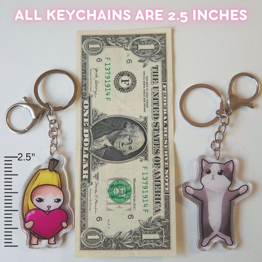 Silly Internet Cat Keychains [Pick your style!]