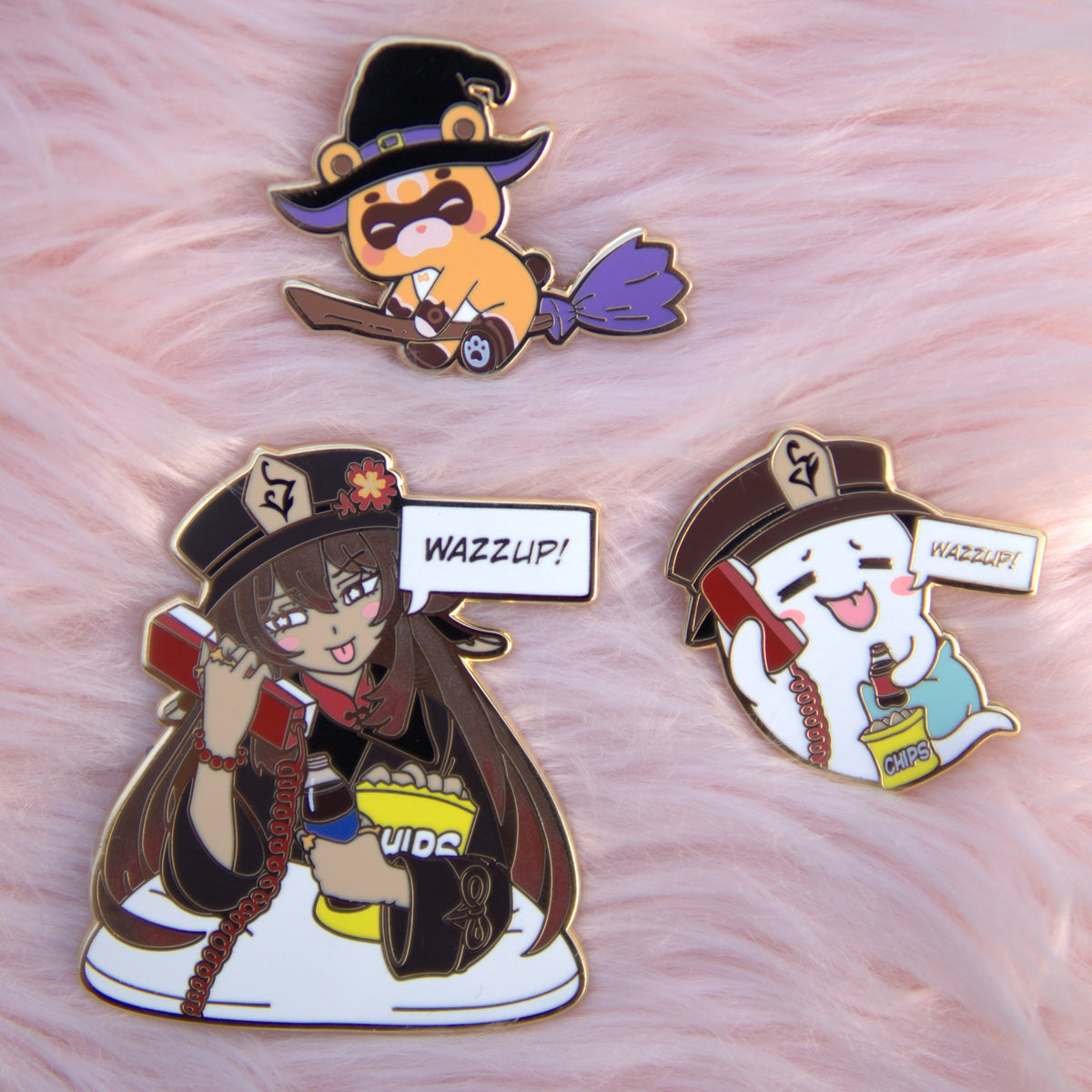 Genshin Halloween Pins