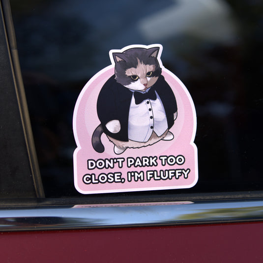 Silly Cats Vinyl Car Decal