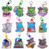 Silly Original Character Keychains