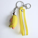 3D Banana Cat Keychain