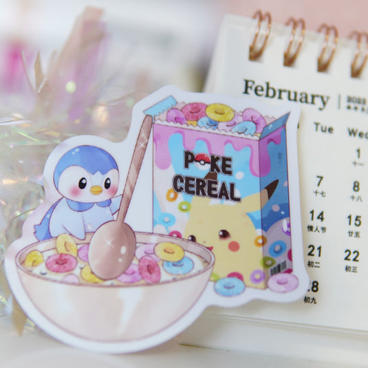 Piplup Cereal Sticker