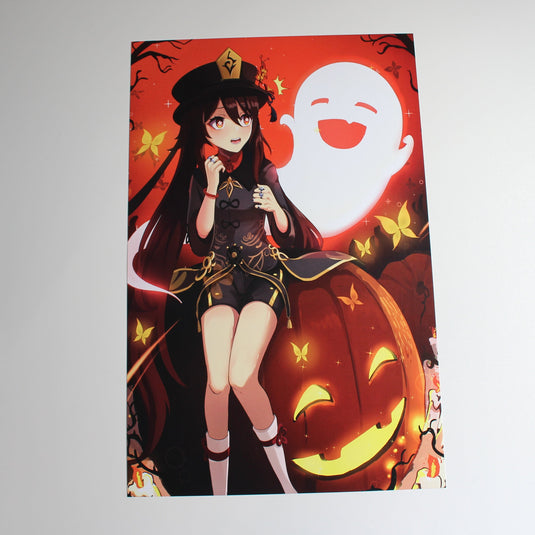 Hu Tao Pumpkin 11x17 Poster
