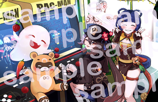 Genshin Arcade 11x17 Poster